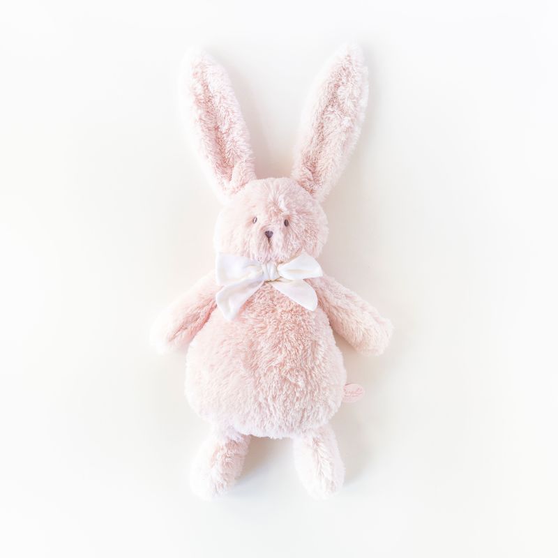  - ella lapin - peluche rose 30 cm 